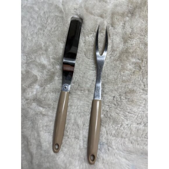 Flint Arrowhead cake spatula/ meat fork Harvest Wheat pattern - Picture 5 of 5